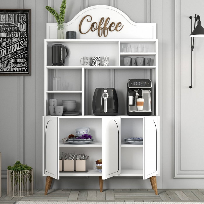Hanah Home Lyon 120 Blanco y Nogal Hanah Home Lyon 120 Blanco y Nogal